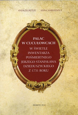 Okładka książki o pałacu w Cucułowcach