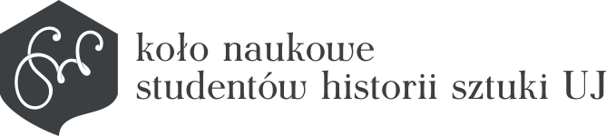 Logo Koła Naukowego Studentów Historii Sztuki Uniwersytetu Jagiellońskiego