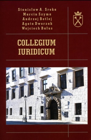 Okładka książki o Collegium Iuridicum