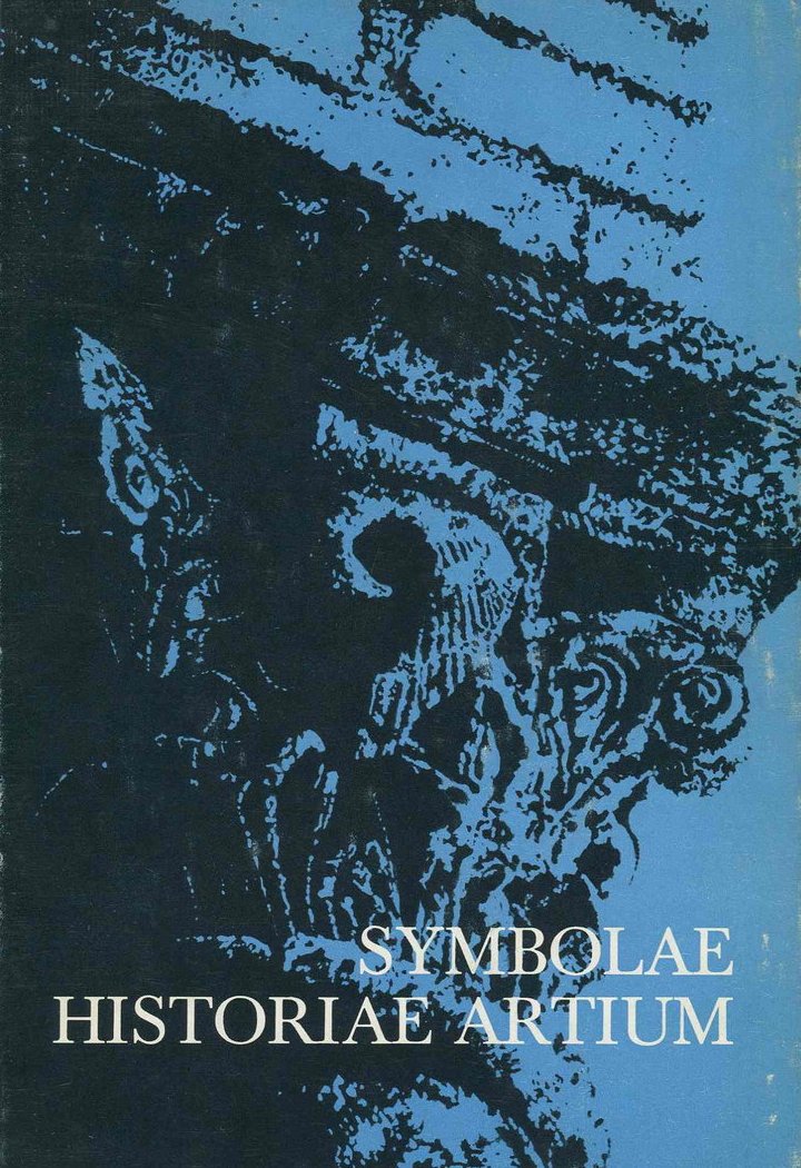 Okładka książki Symbolae historiae artium